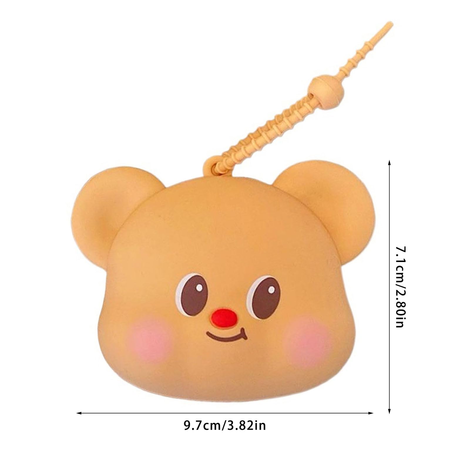 Amazon.co.jp: カートゥーン バターベア キーホルダー ソフト シリコン